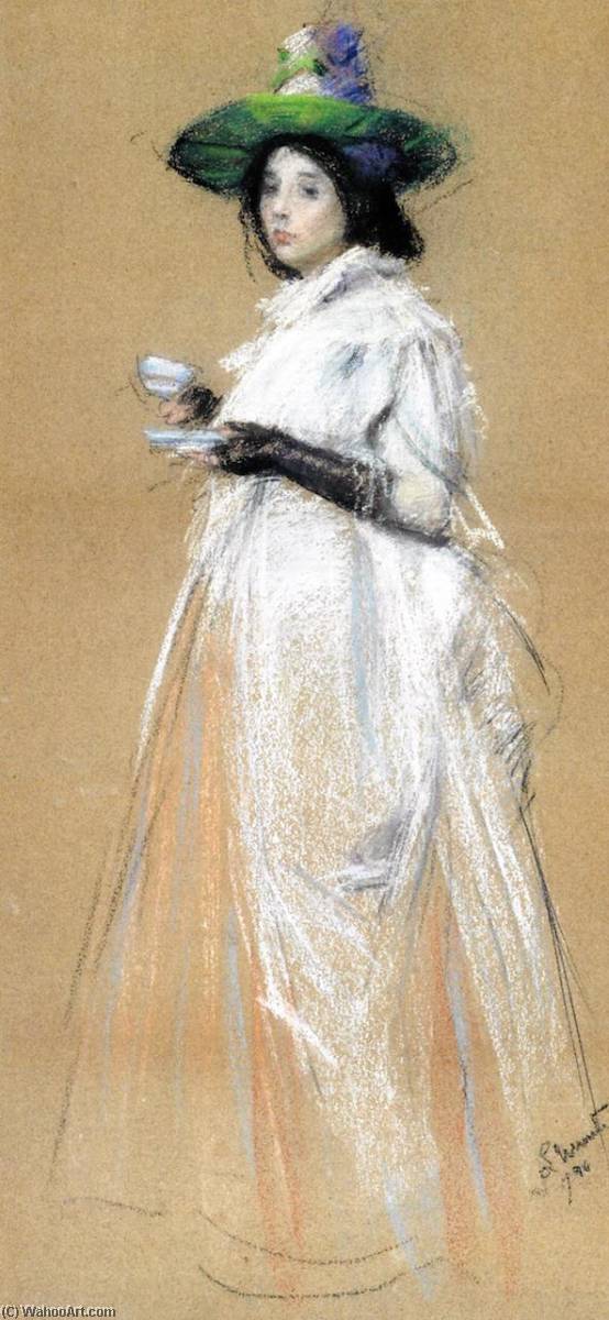 Lady With A Cup Of Tea — Laura Muntz Lyall