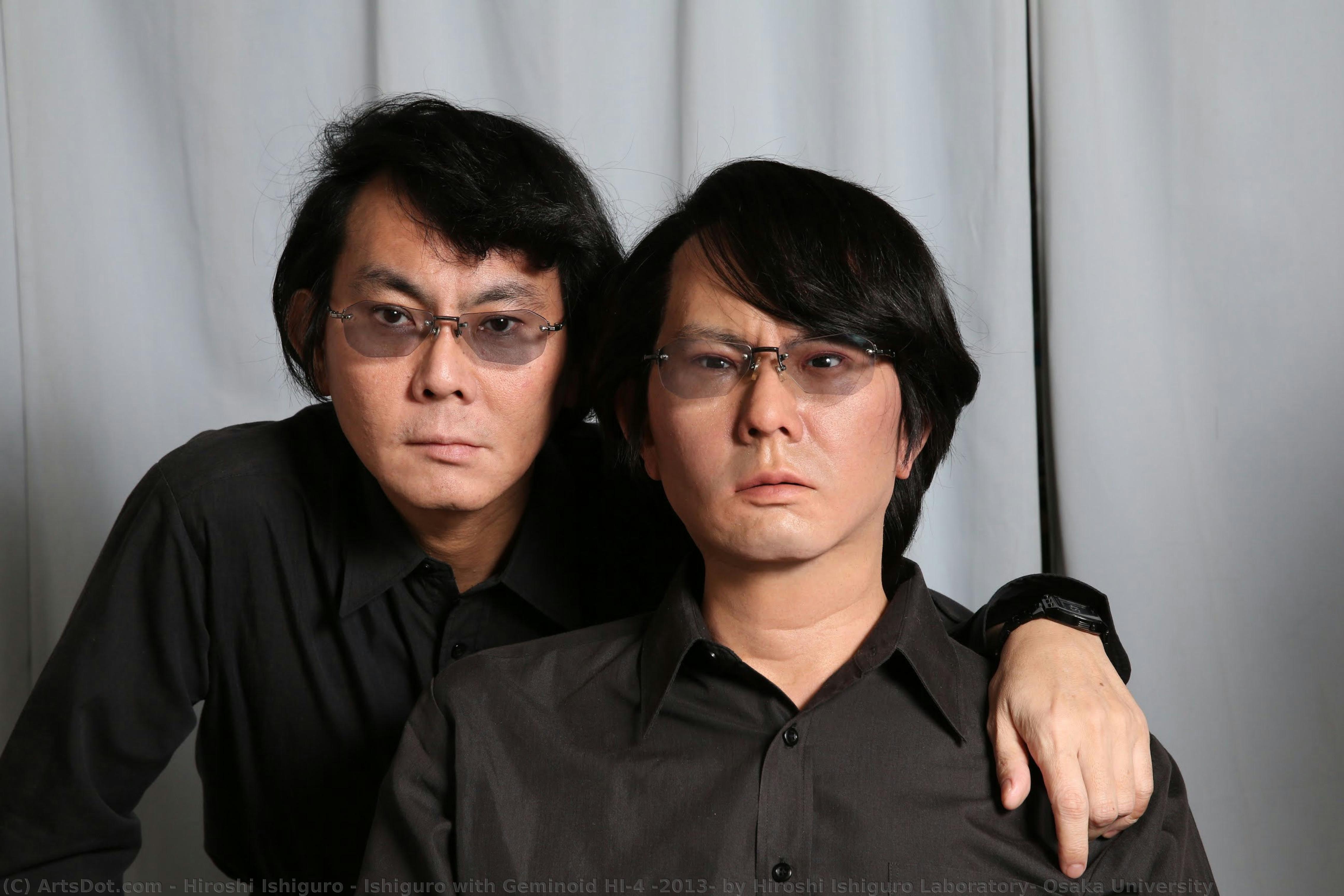 Ishiguro With Geminoid Hi-4 (2013) By Hiroshi Ishiguro Laboratory, Osaka University — Hiroshi Ishiguro