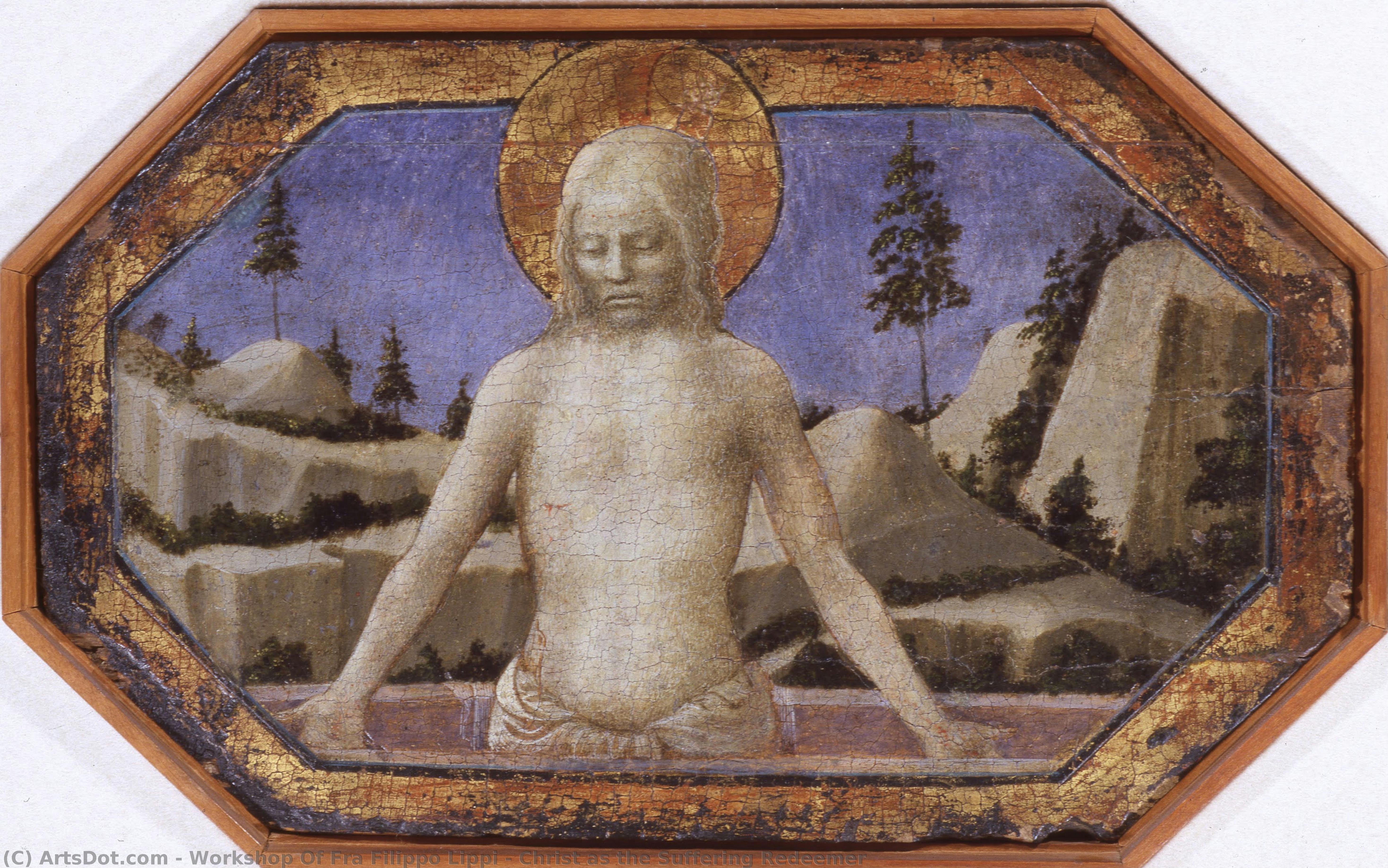 Christ As The Suffering Redeemer — Workshop Of Fra Filippo Lippi