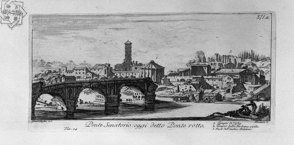 Remains Of The Temple Of Jupiter Stator — Giovanni Battista Piranesi