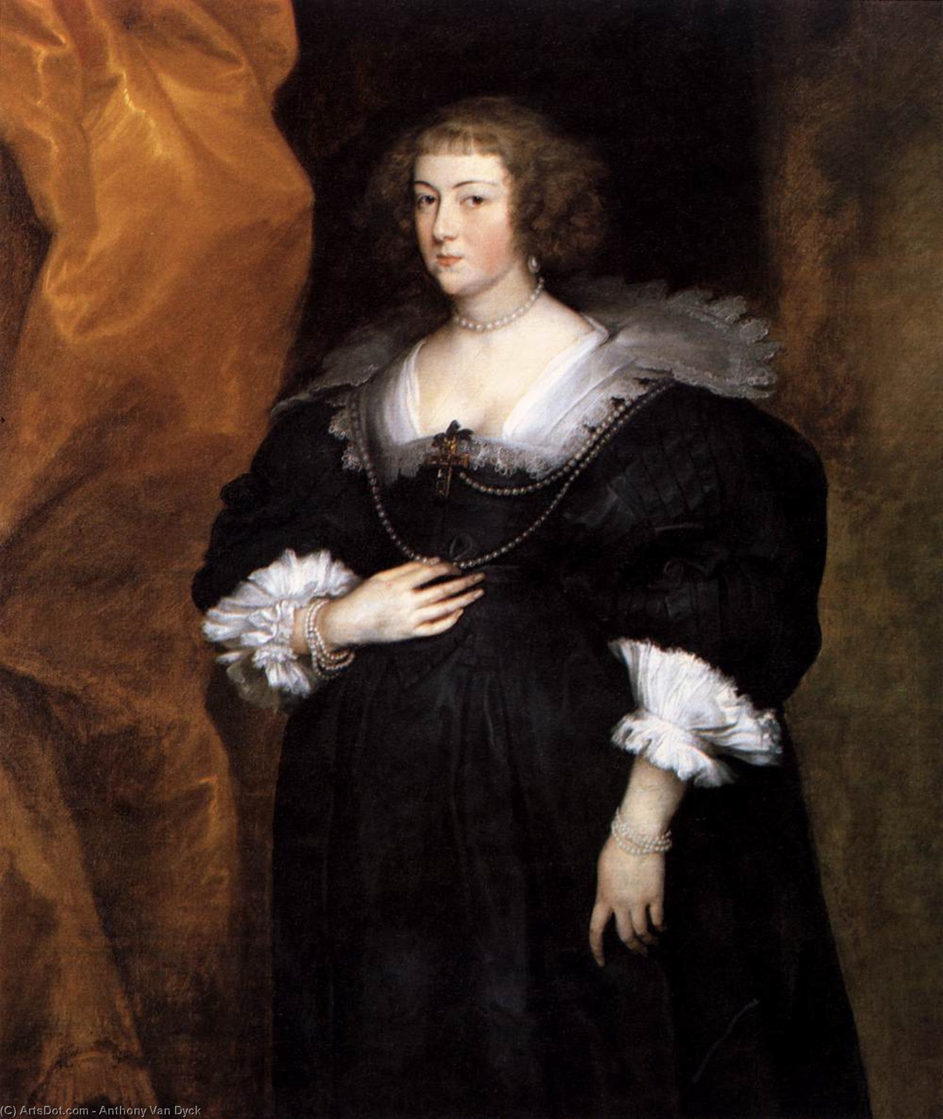 Portrait Of A Lady — Sir Anthony Van Dyck