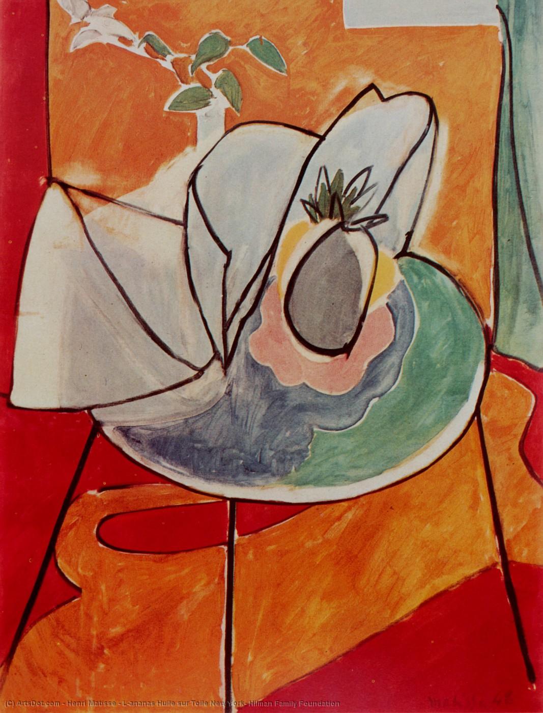 Ananá Aceite Sobre Tela Nueva York, Fundación Hilman Familiar — Henri Matisse