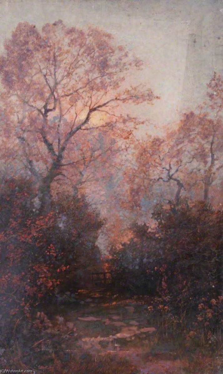 Pond In The Woods — Vilijam Herbert Alen