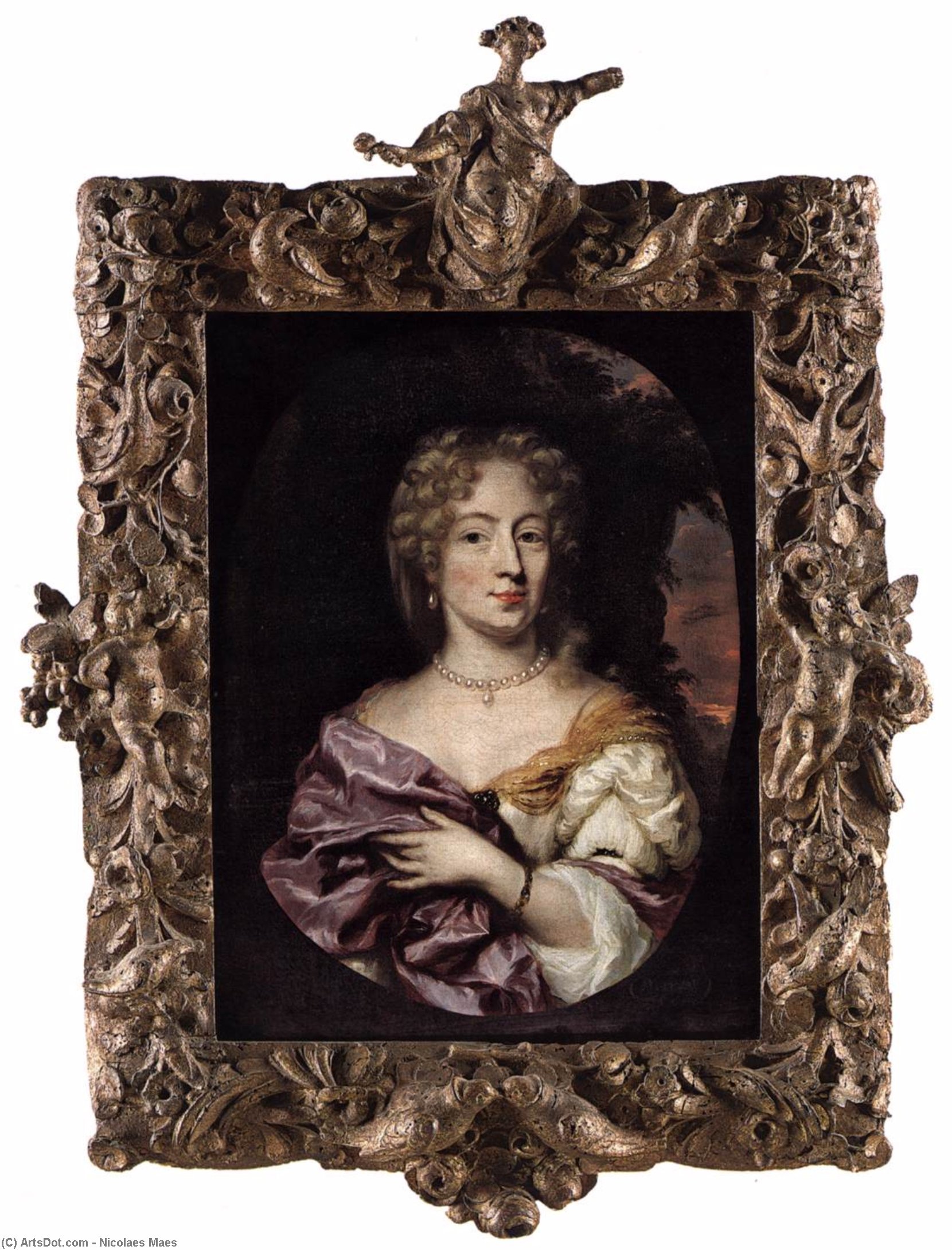 Ingena Rotterdam, Betrothed Of Admiral Jacob Binkes — Nicolaes Maes