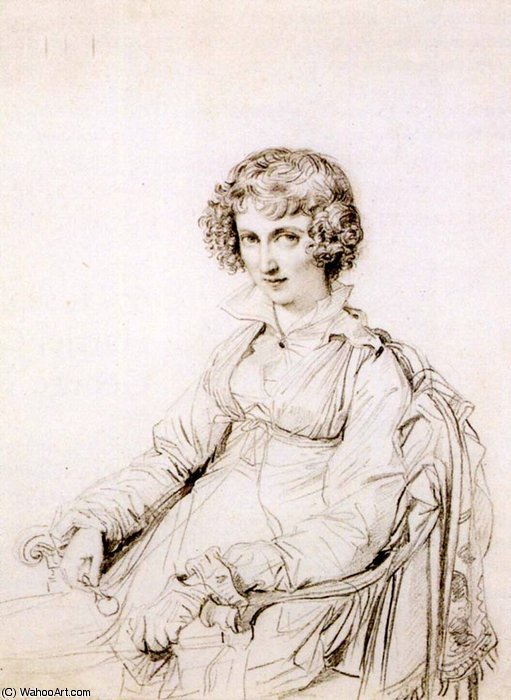 Mrs. Charles Thomas Thruston Born Frances Edwards — Jean-auguste-dominique Ingres