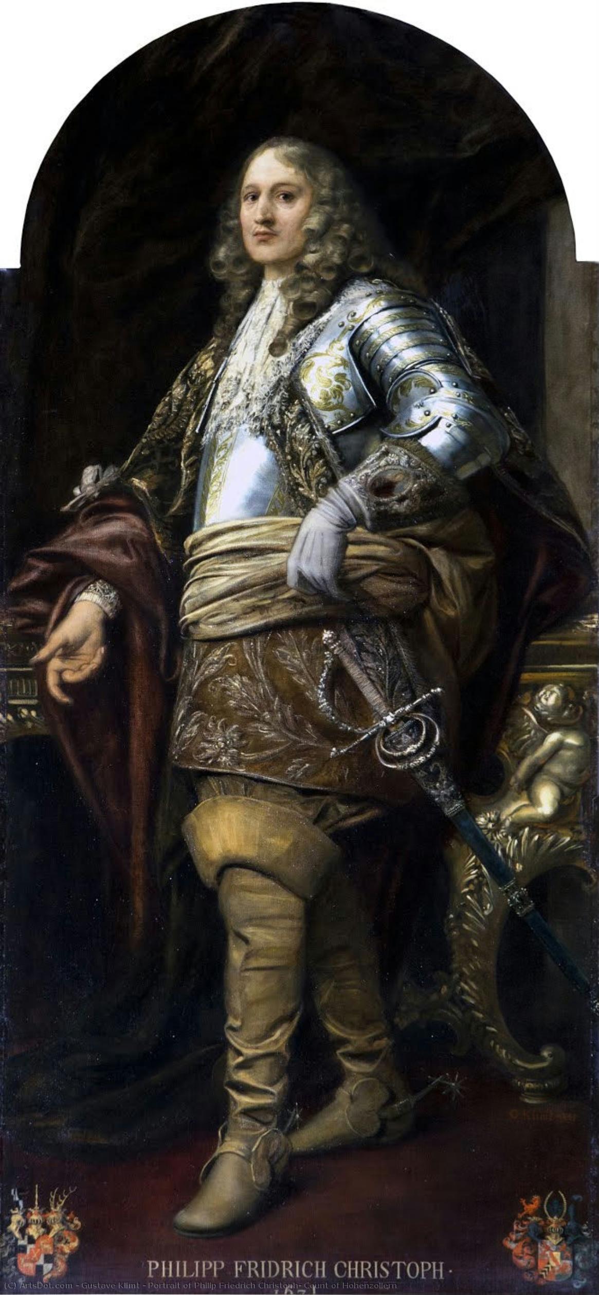 Portrait Of Philip Friedrich Christoph, Count Of Hohenzollern — グスタフ・クリムト
