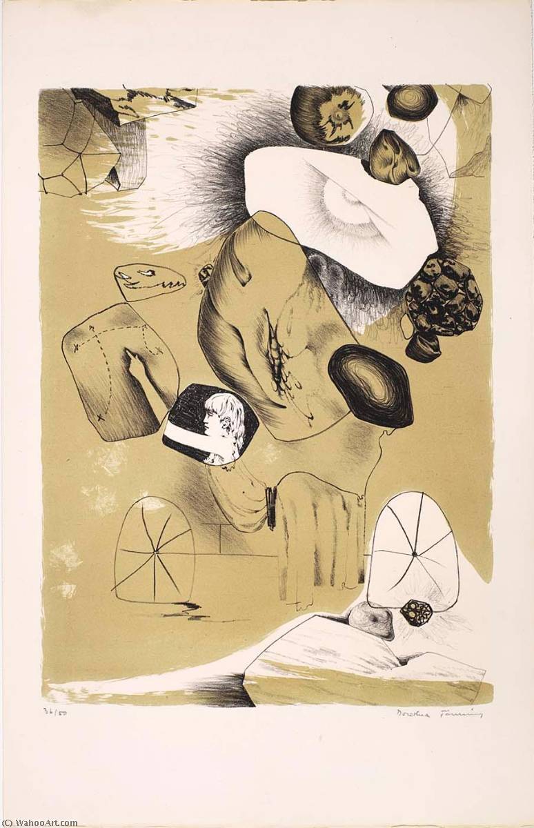 Troisieme Peril, From The Portfolio Les 7 Perils Spectraux — Dorothea Tanning