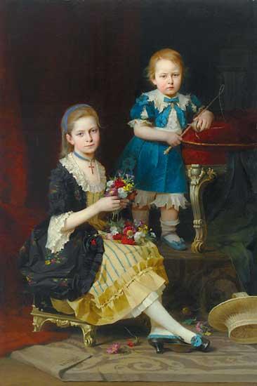 Group Of Children — György Vastagh