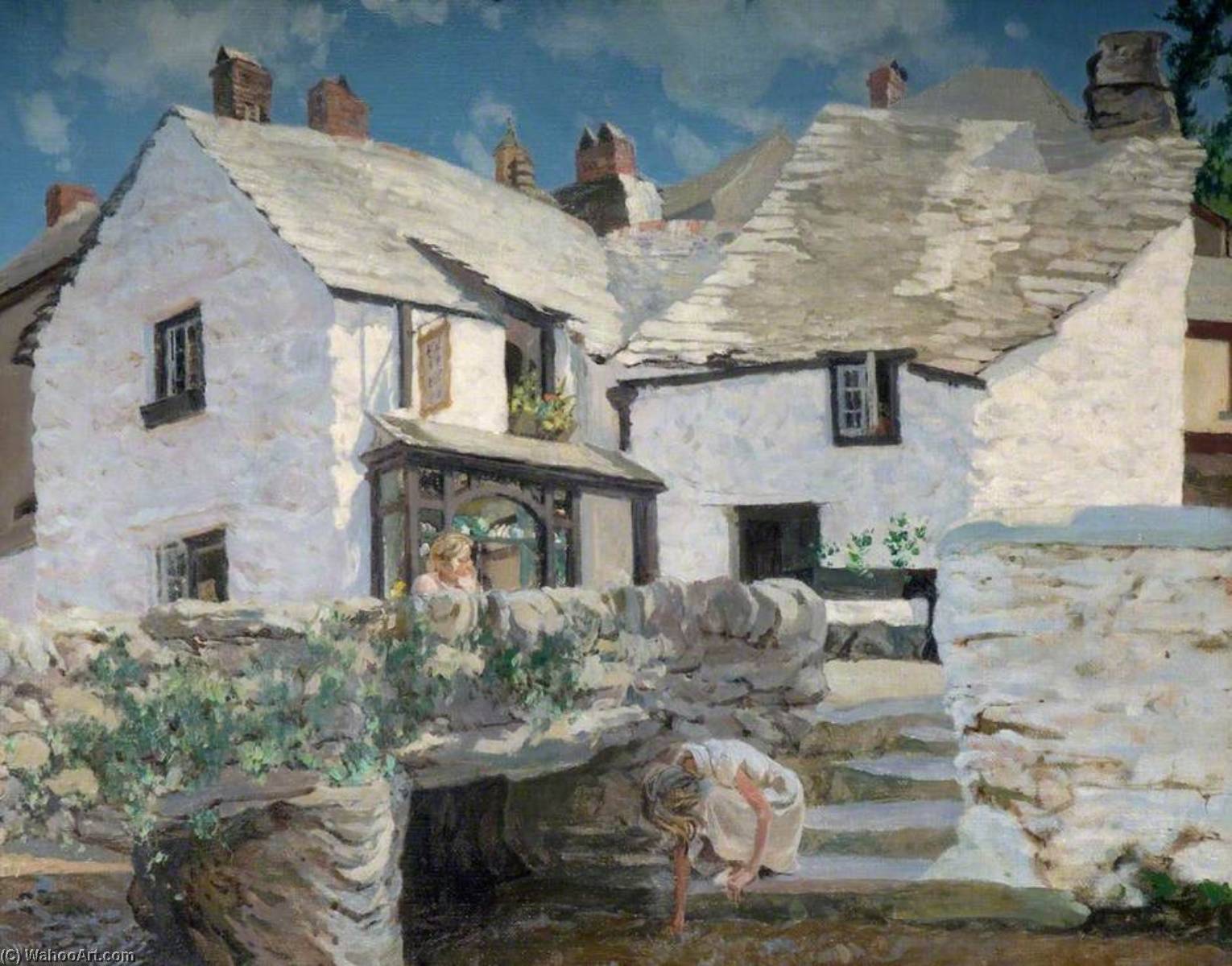 Couches's Cottage, Polperro — William Harold Dudley
