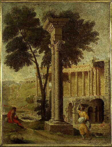 Paysage Avec Des Ruines Antiques — Jean Lemaire Dit Lemaire-poussin