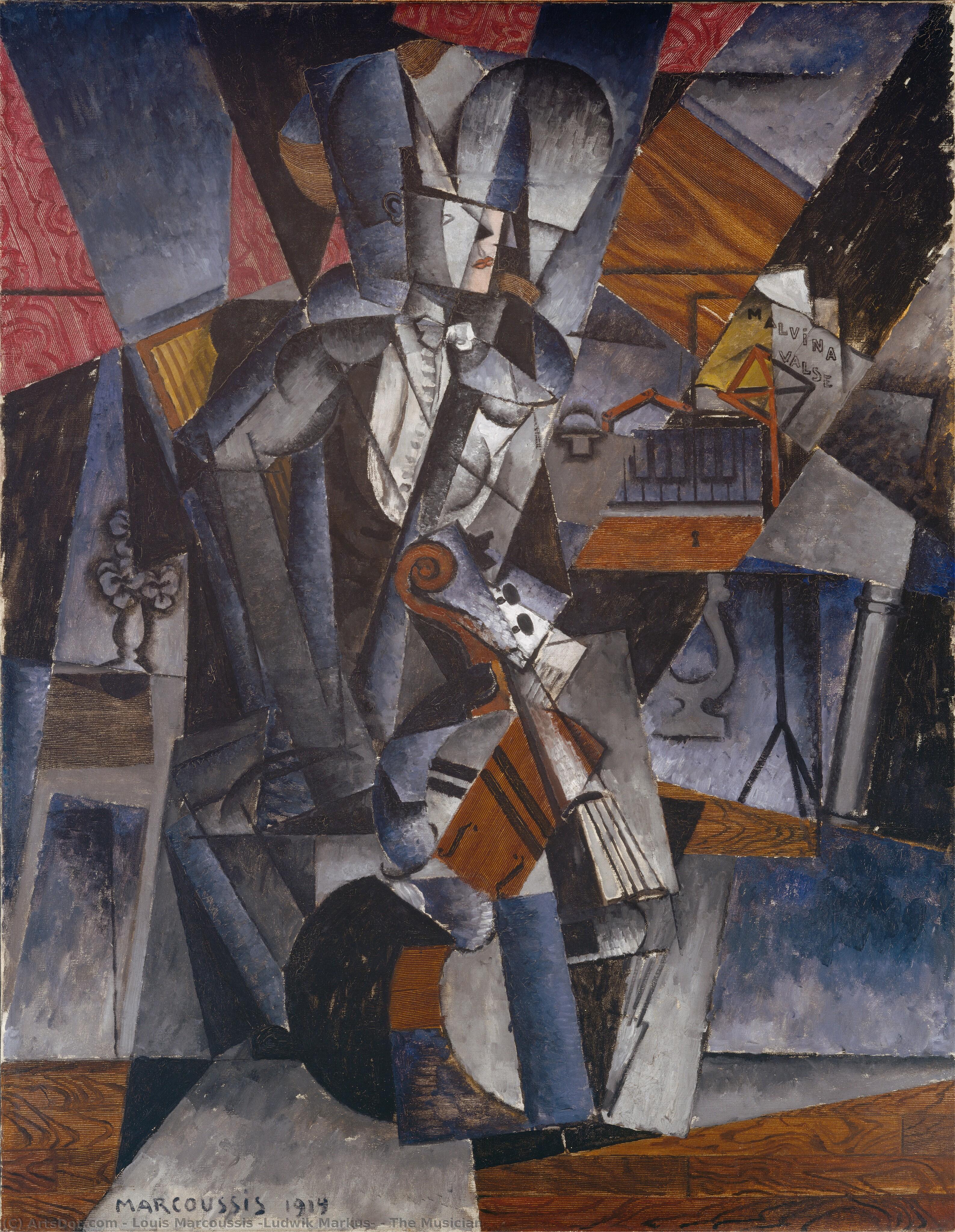 The Musician — Louis Marcoussis (ludwik Markus)