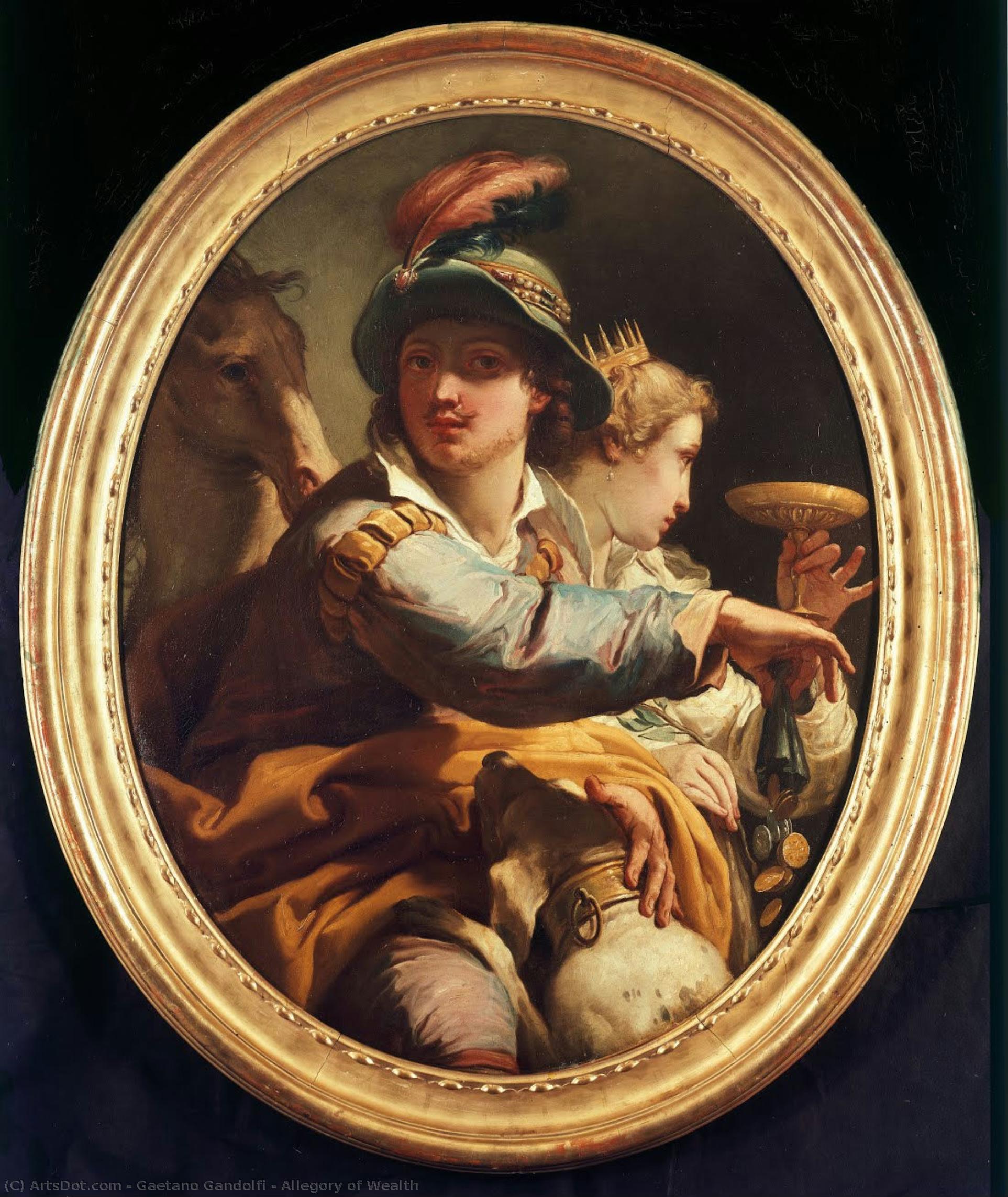 Allegory Of Wealth — Gaetano Gandolfi