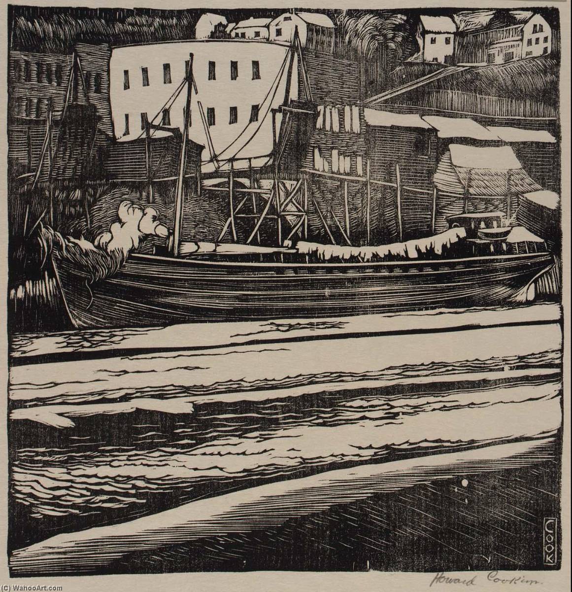 Kennebec River (bank) — Howard Cook