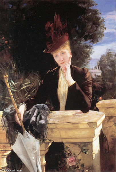 A Portrait Of Marie-clotilde De Faret Legrand — Henri Gervex