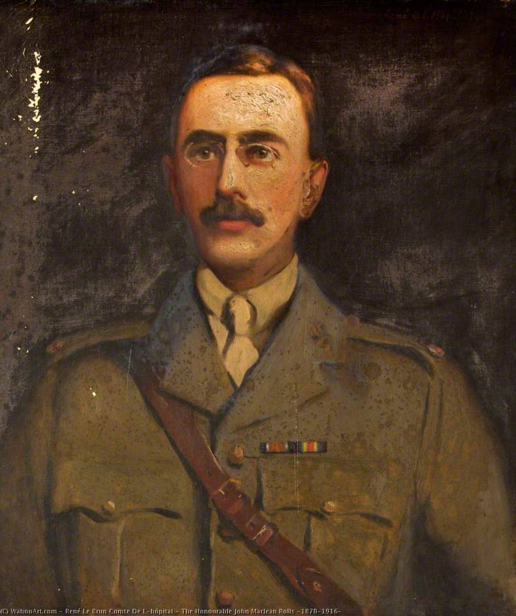 The Honourable John Maclean Rolls (1870–1916) — René Le Brun Comte De L'hôpital