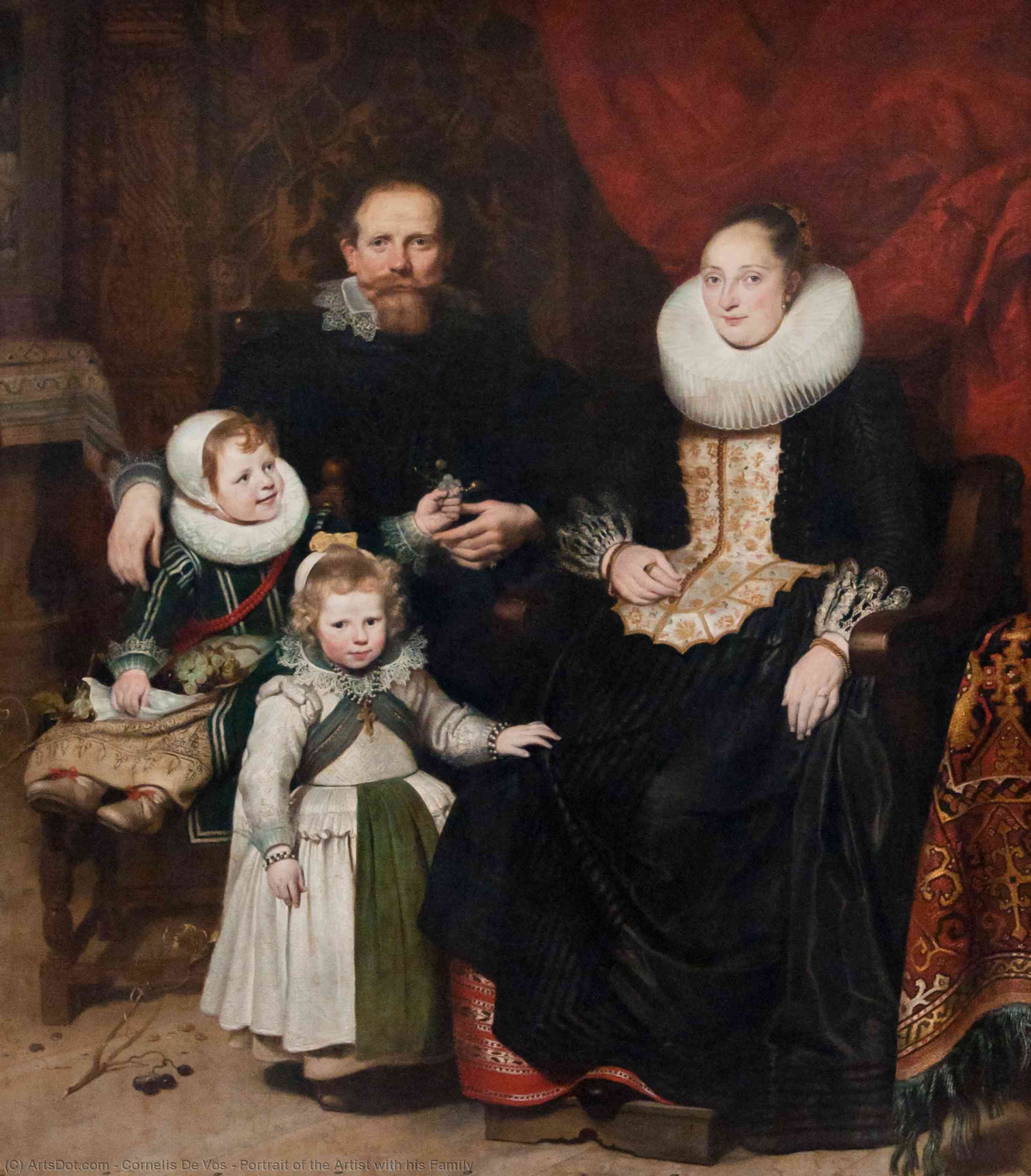 Portrait Of The Artist With His Family — Cornelis De Vos