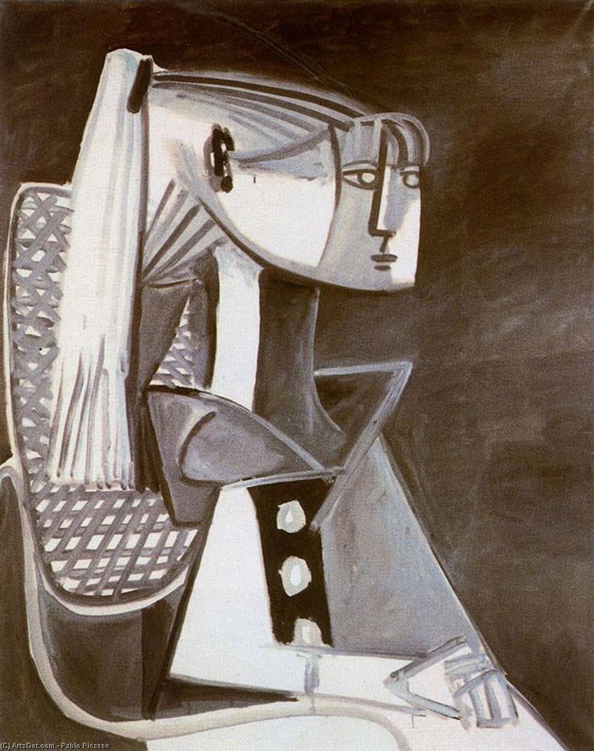 Porträt Von Sylvette David — Pablo Picasso