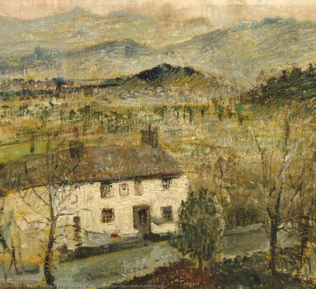 Welsh Landscape (brondanw, Merioneth) — Caroline Byng Lucas