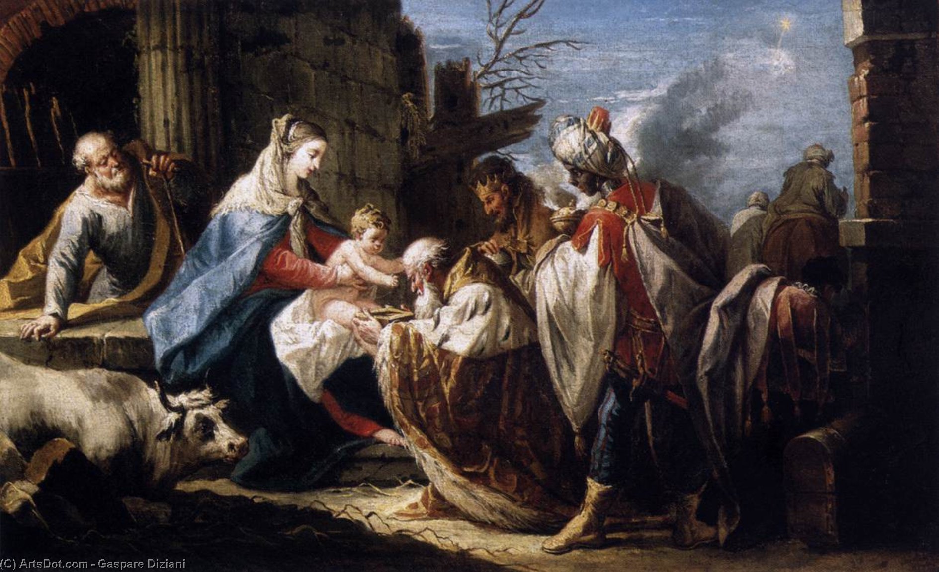 Adoration Of The Magi — Gaspare Diziani