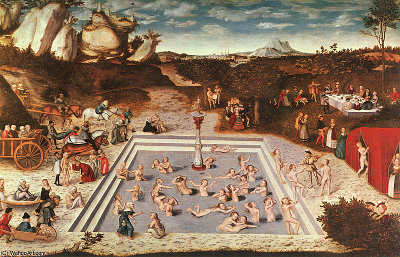 The Fountain Of Youth, Staatliche Museen, — Lucas Cranach The Elder