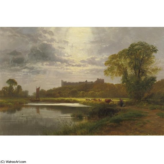 View Of Arundel Castle, Sussex — George Cole Senior