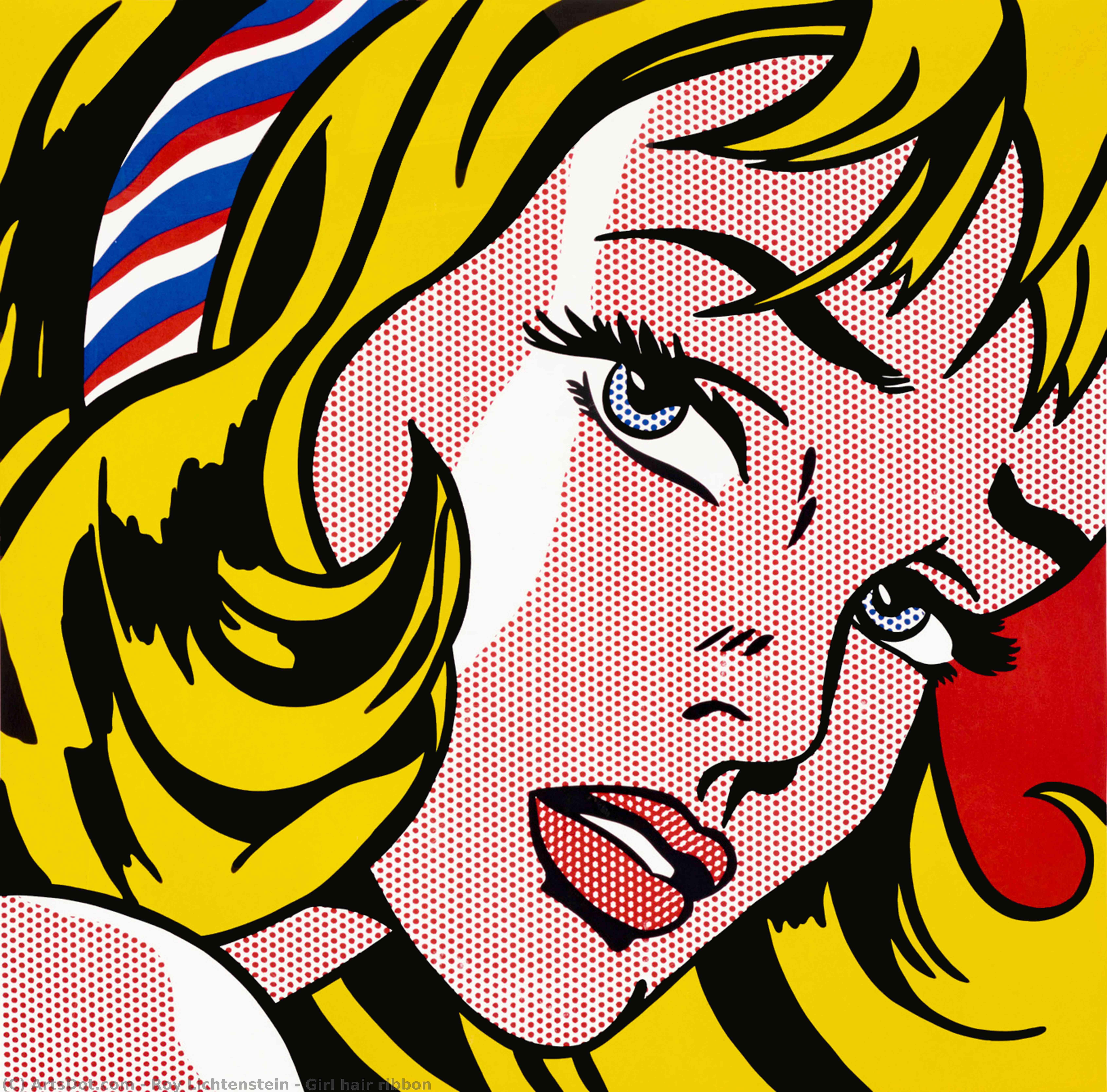 Girl Hair Ribbon — Roy Lichtenstein