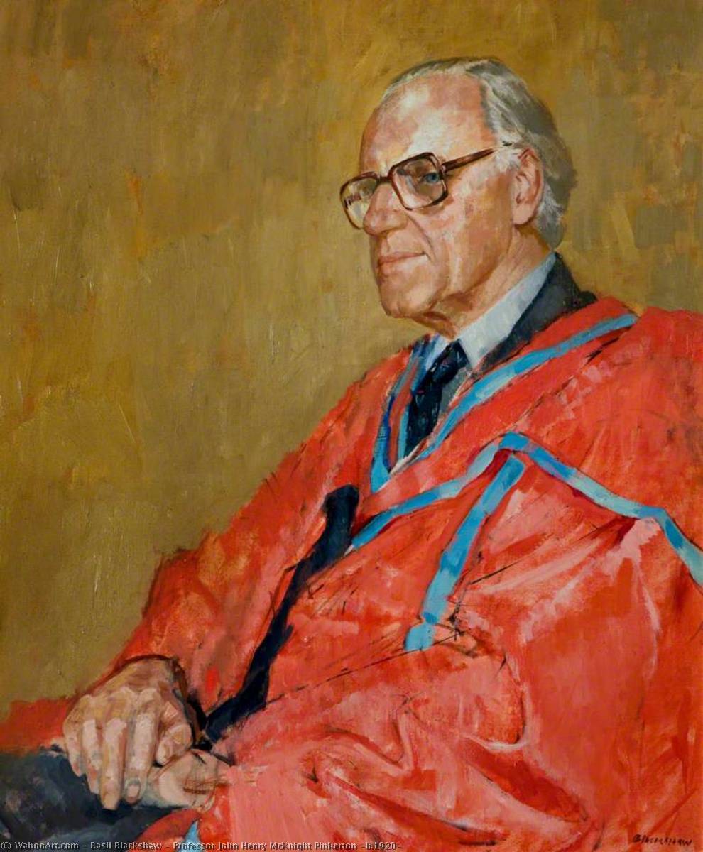 Professor John Henry Mcknight Pinkerton (b.1920) — Basil Blackshaw