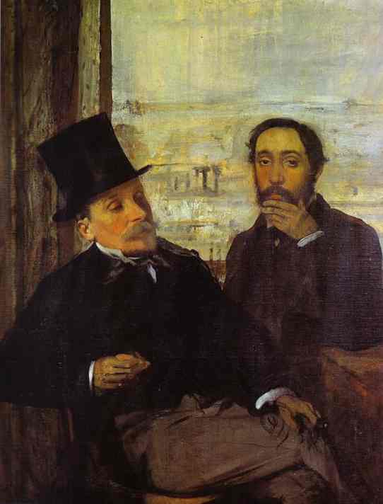 Degas Und Evariste De Valernes, Maler Und Ein Freund — Hilaire-germain-edgar Degas
