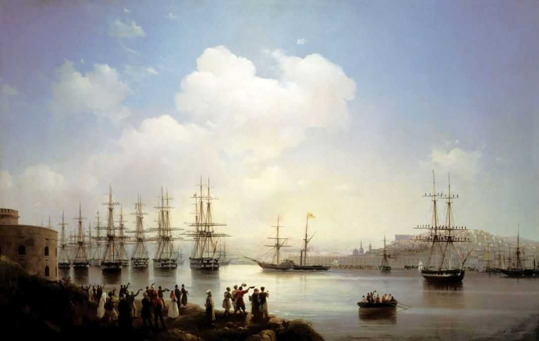 Russian Squadron On The Raid Of Sevastopol — Ivan Konstantinovich Aivazovsky