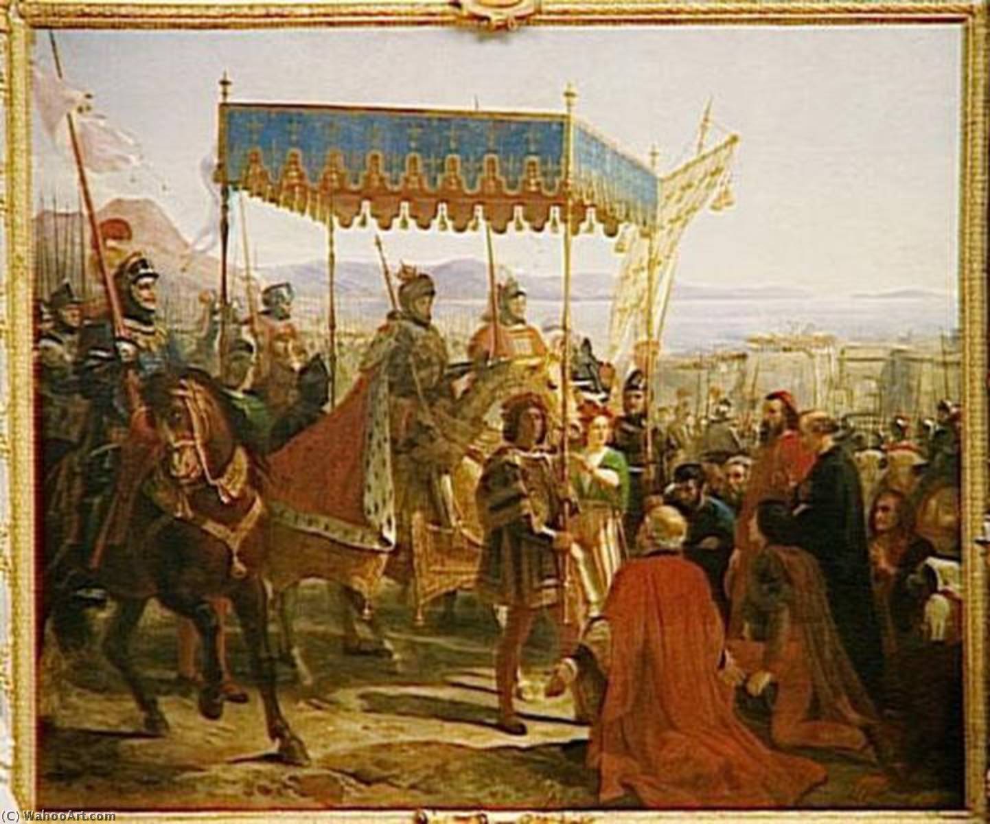 Entree De Charles Viii A Naples.12 Mai 1495 — Eloi Firmin Feron