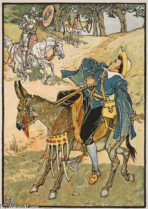 The Rich Winning Of The Helmet Of Mambrino — Walter Crane
