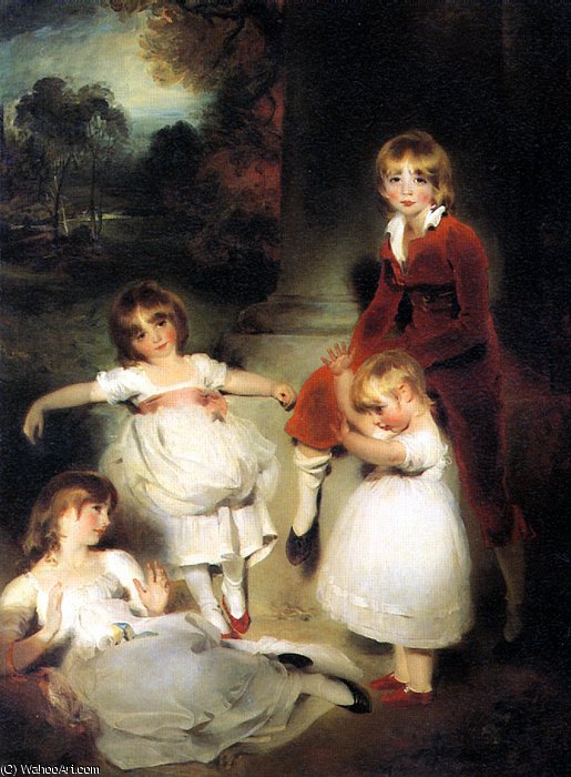 Portrait Of The Children Of John Angerstein — Sir Thomas Lawrence