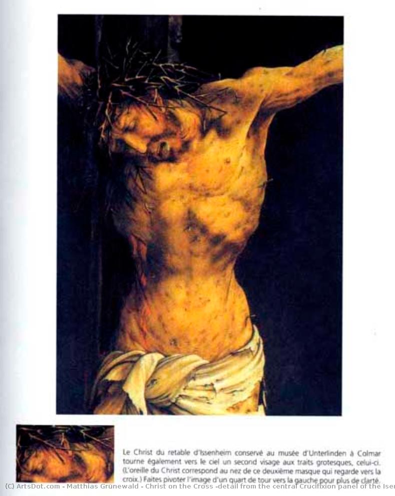 Cristo En La Cruz (detalle Del Panel Central De Crucificación Del Altar Isenheim) — Matthias Grünewald