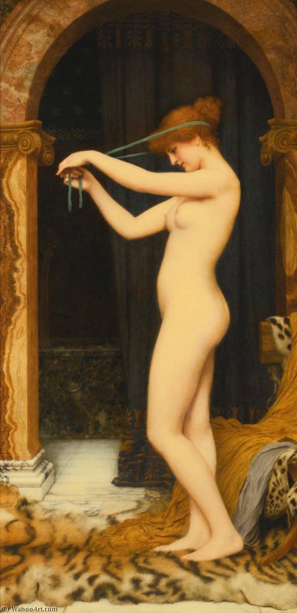 Venus Binding Her Hair — R.b.a John William Godward