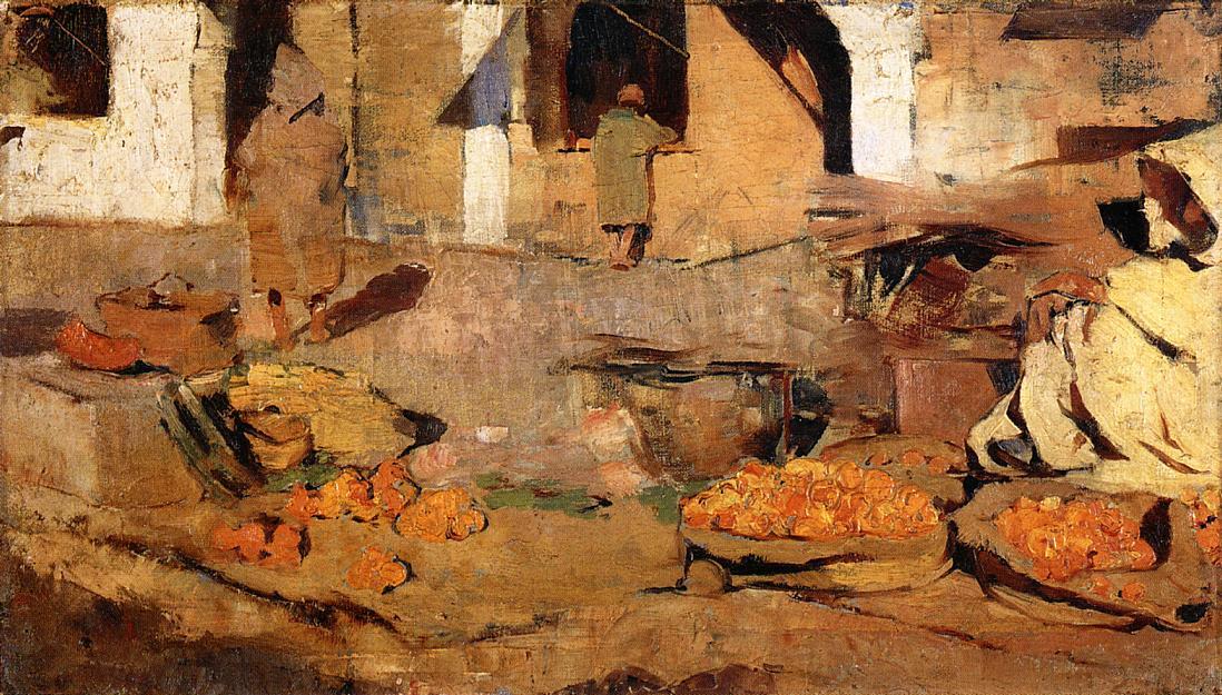 Moroccan Fruit Market — Theo Van Rysselberghe