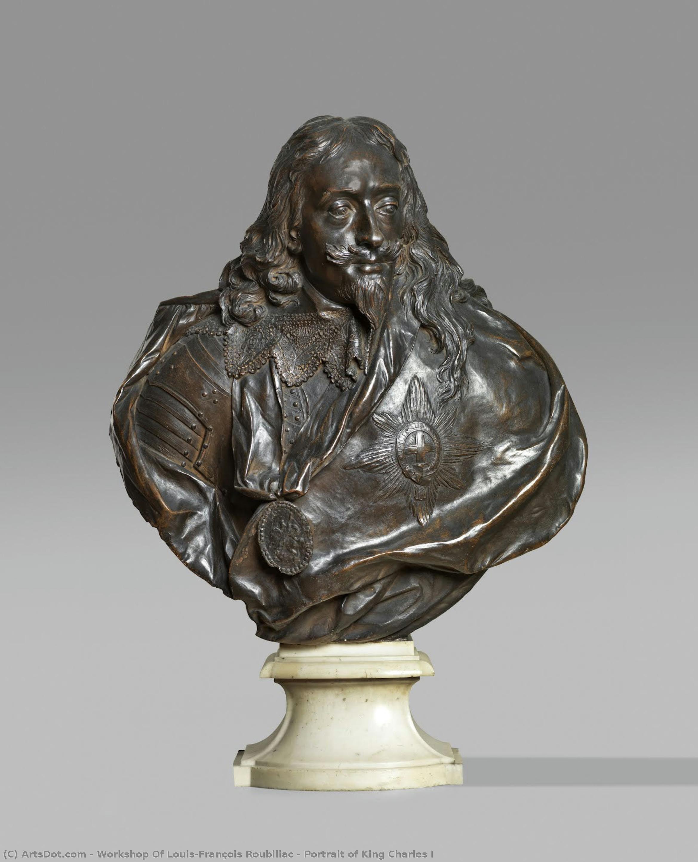 Portrait Of King Charles I — Workshop Of Louis-françois Roubiliac