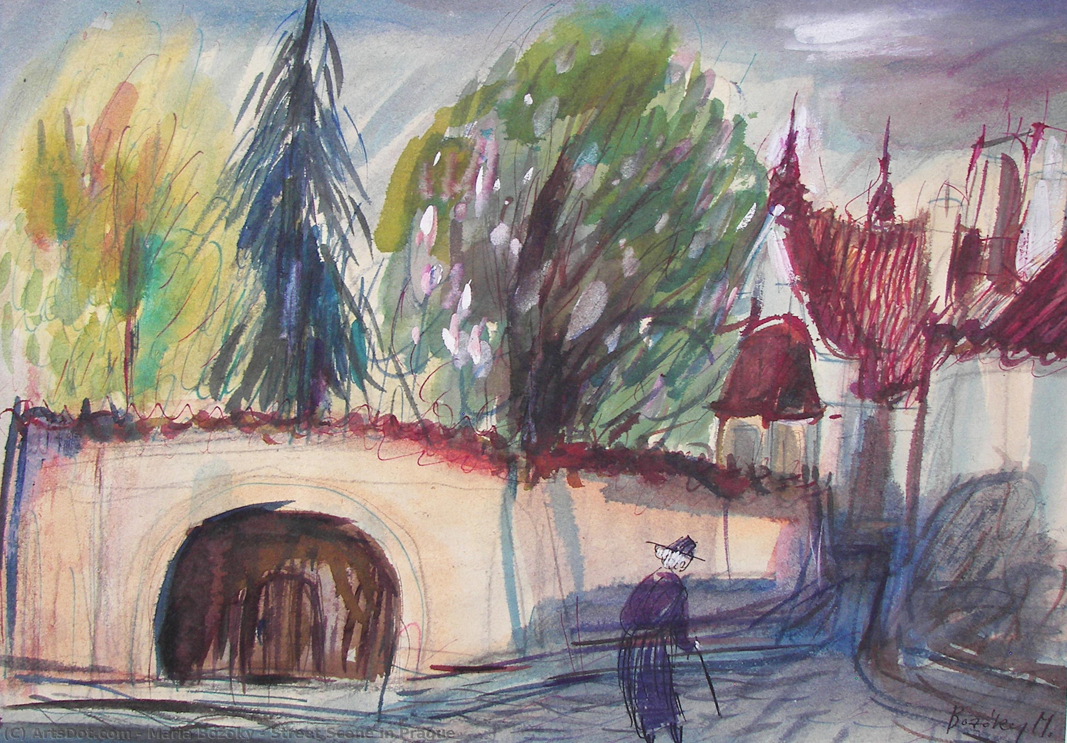 Street Scene In Prague — Мария Бозоки