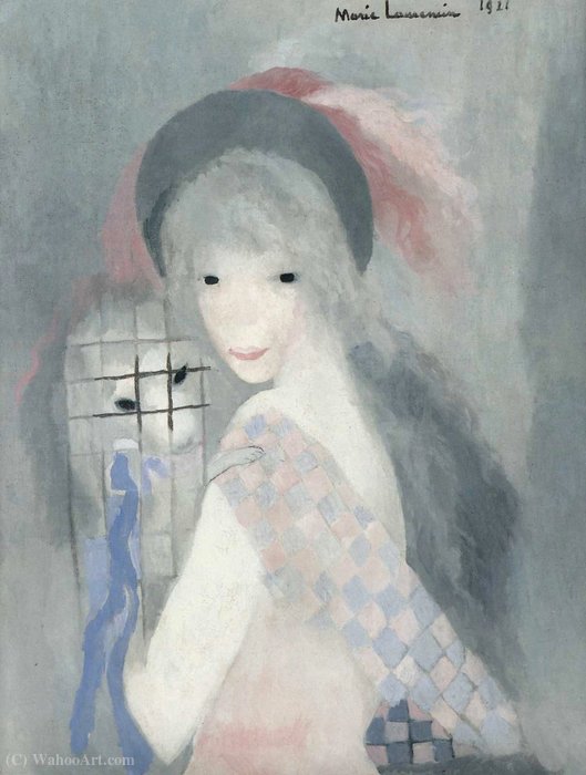 Jeune Fille Au Chien (1921) — Marie Laurencin