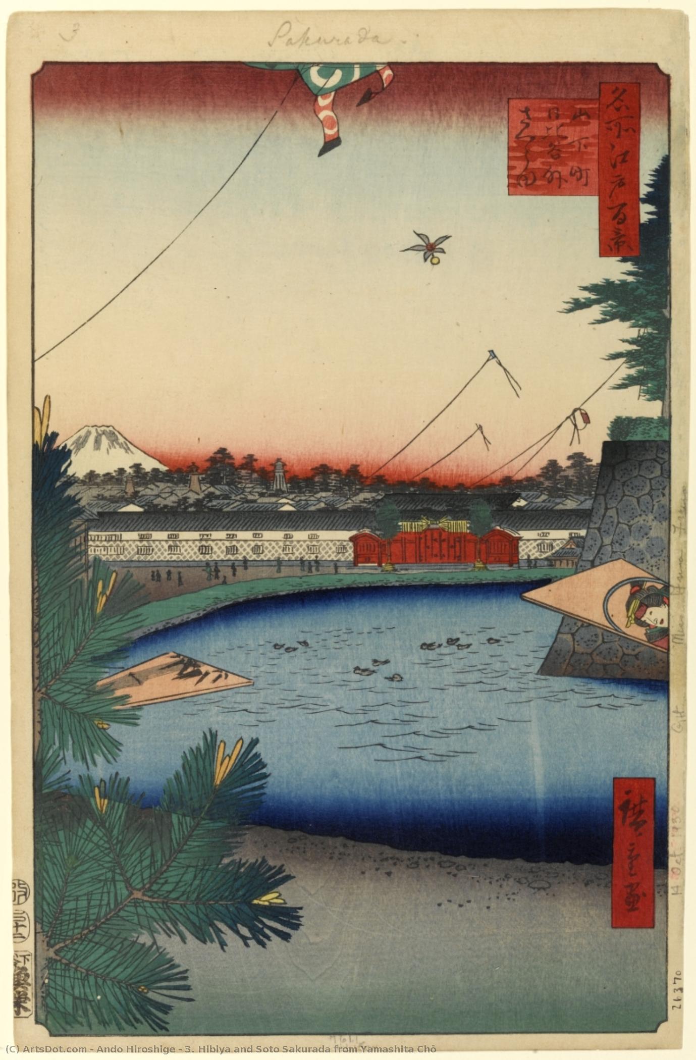 3. Hibiya And Soto Sakurada From Yamashita Chō — Ando Hiroshige