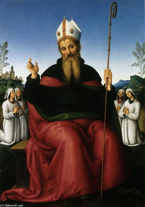 St. Augustine And Four States Of A Fraternity — Vannucci Pietro (le Perugin)