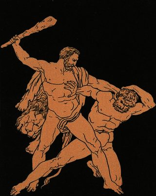Hercules And Cacus — Bartolomeo Pinelli