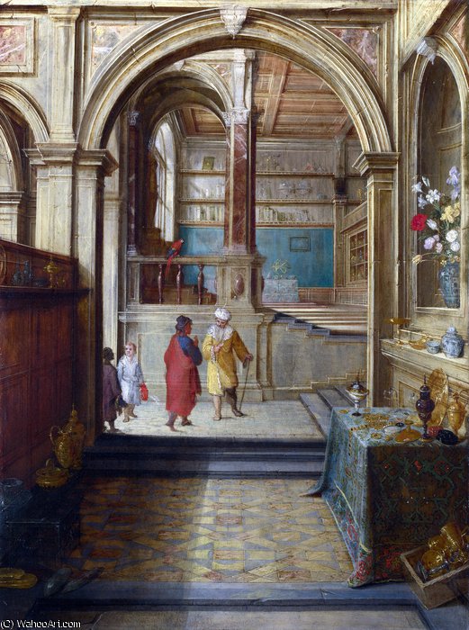 Croesus And Solon — Hendrick Van Steenwijck The Younger