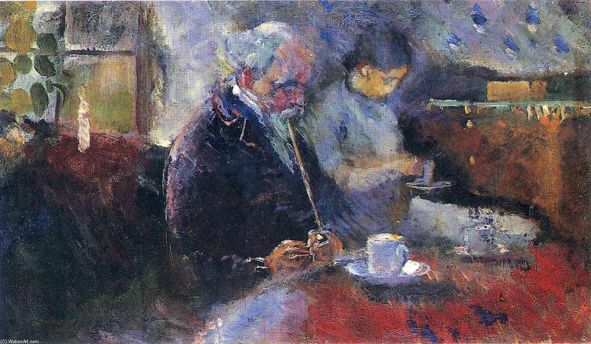At The Coffee Table — Edvard Munch