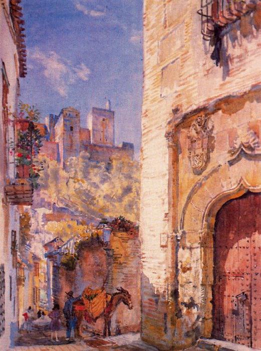 Street Of Zafra — Jorge Apperley (george Owen Wynne Apperley)