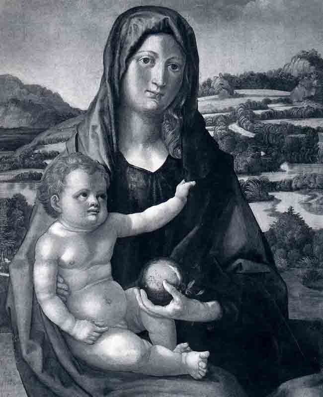 La Virgen Y El Niño Ante Un Paisaje — Albrecht Dürer