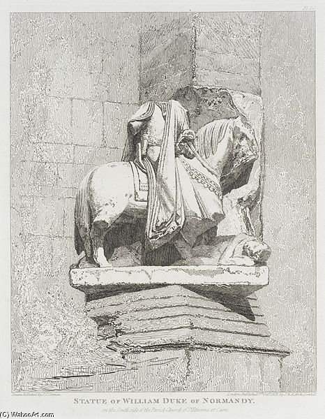 Statue Of William, Duke Of Normandy — John Sell Cotman