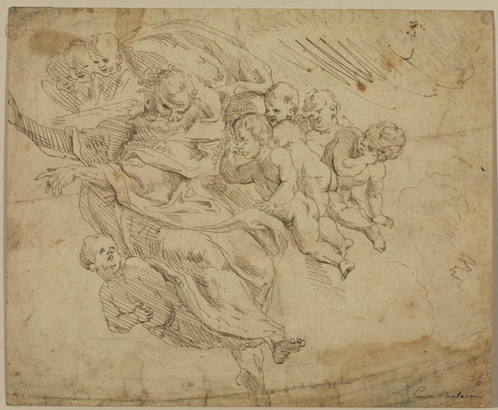 God The Father Supported By Angels — Donato Creti