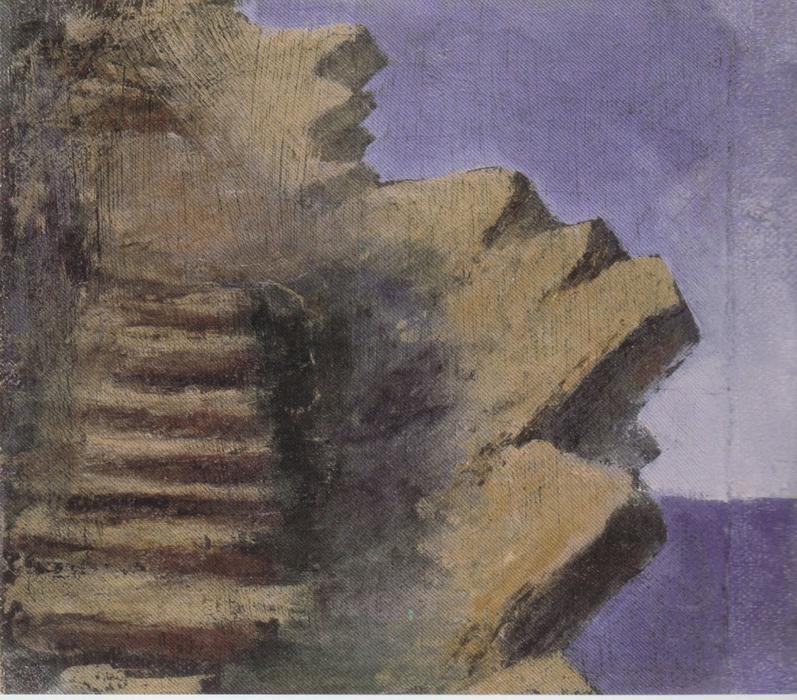 Cliff At The Seaside — Mikalojus Konstantinas Čiurlionis