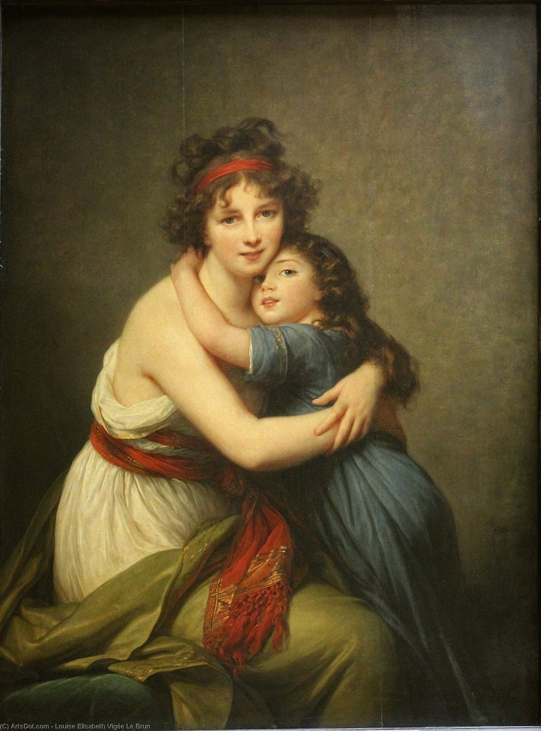Madame Vigee-le Brun And Her Daughter, Jeanne-lucie-louise — Louise Élisabeth Vigée Le Brun