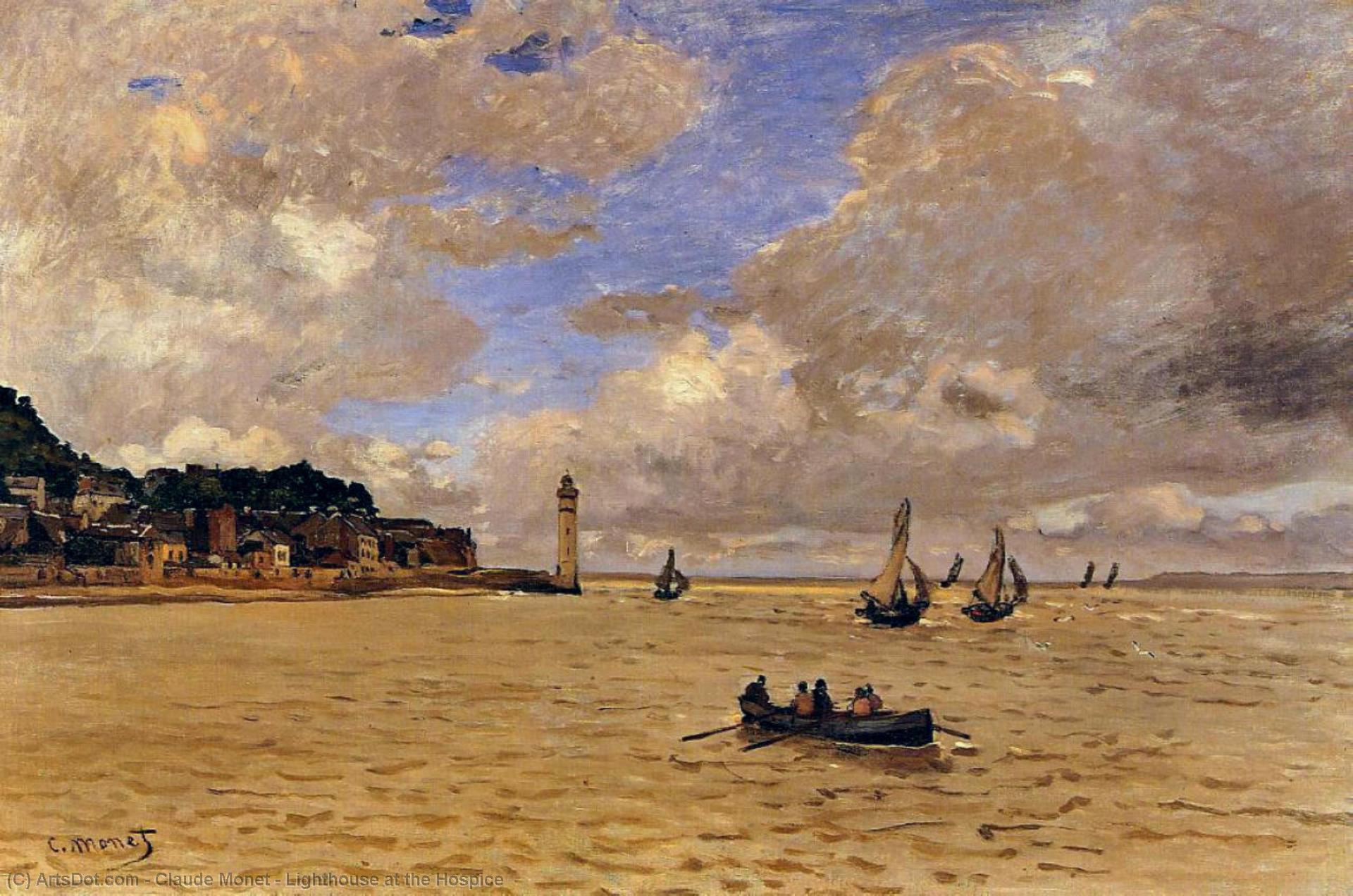 Lighthouse At The Hospice — Клод Моне